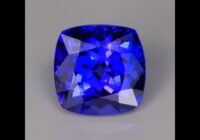 4.04ct Antique Cushion Tanzanite Gemstone