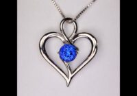 Heart Tanzanite Pendant