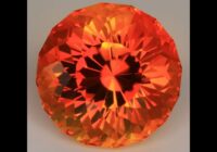Round Portuguese Cut Citrine 14.78 Carats