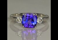 Tanzanite Ring 2.13 Carat Exceptional Gem with Fine Diamonds