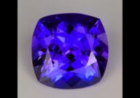 5.89ct Cushion Tanzanite Gemstone