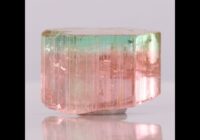 53ct Bicolor Pink & Green Tourmaline Crystal from Congo