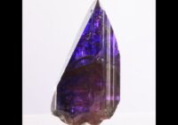 BIG 219ct Natural Unheated Deep Color Tanzanite Crystal