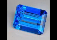 Big Super Blue Topaz Emerald Cut 98.88 Carats