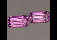 Kunzite Emerald Cut Matched Pair 47.34 Carats