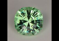 Merelani Mint Garnet Square Cushion 3.85 Carats