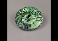 Rare Green Tanzanite Gemstone 3.76 Carats