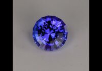 Tanzanite Round Brilliant 1.38 Carat