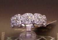 #90758 | T1.72ct | Round Brilliant Five Cushion Halo Right Hand Ring | Set in 18ct White Gold