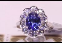 #91006 | S2.70ct/D1.68ct | Oval Sapphire with Round Brilliant Diamond Cluster Halo | Set in Platinum