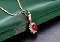 jewelry, ruby, pendant