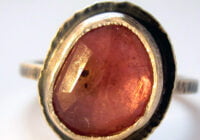 why is my sapphire so cheap? Rustic ring