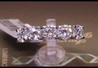 #91135 | T2.04ct | Five Round Brilliant Stone Eternity Ring | Set in Platinum