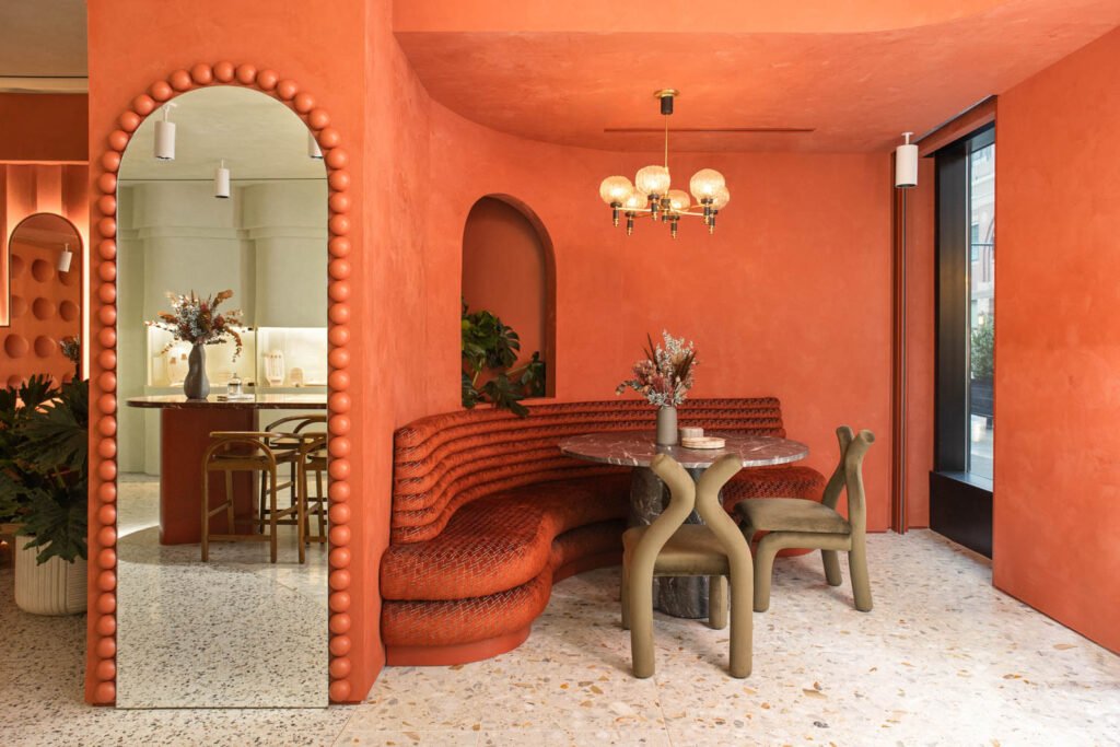 Terra Cotta Hues: Inviting Indulgence in a Fine Jewelry Store