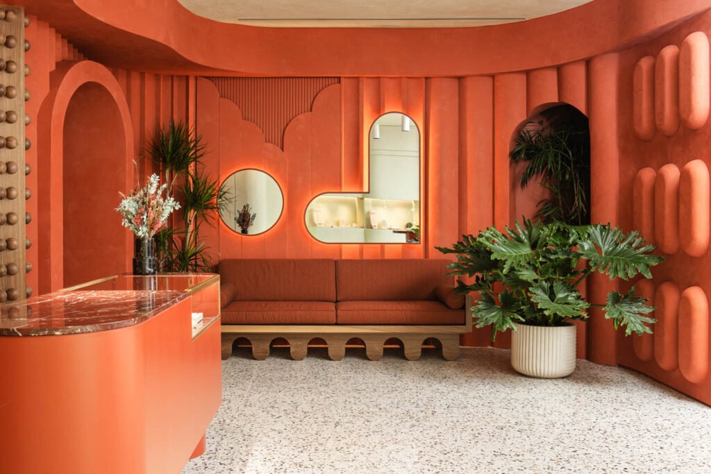Terra Cotta Hues: Inviting Indulgence in a Fine Jewelry Store